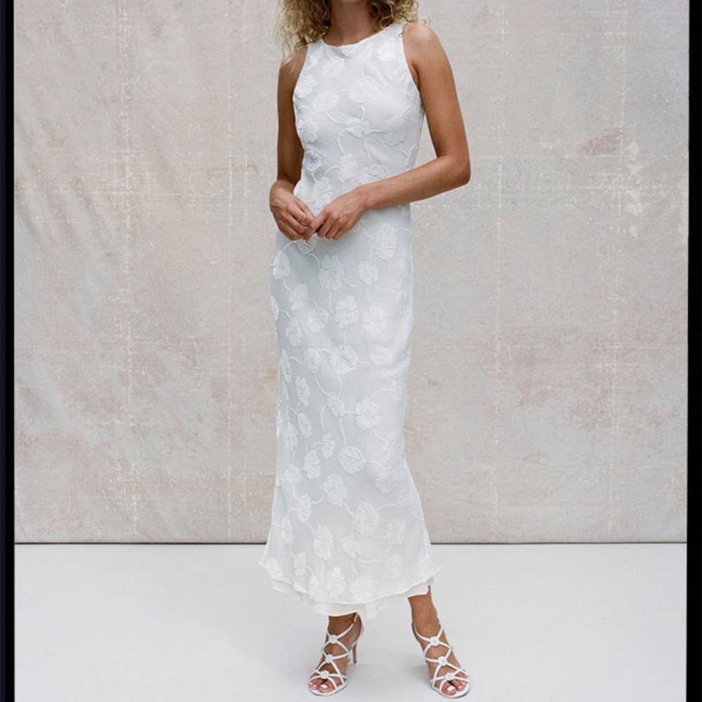 Realisation Carla Dress in Lily Devore Ivory